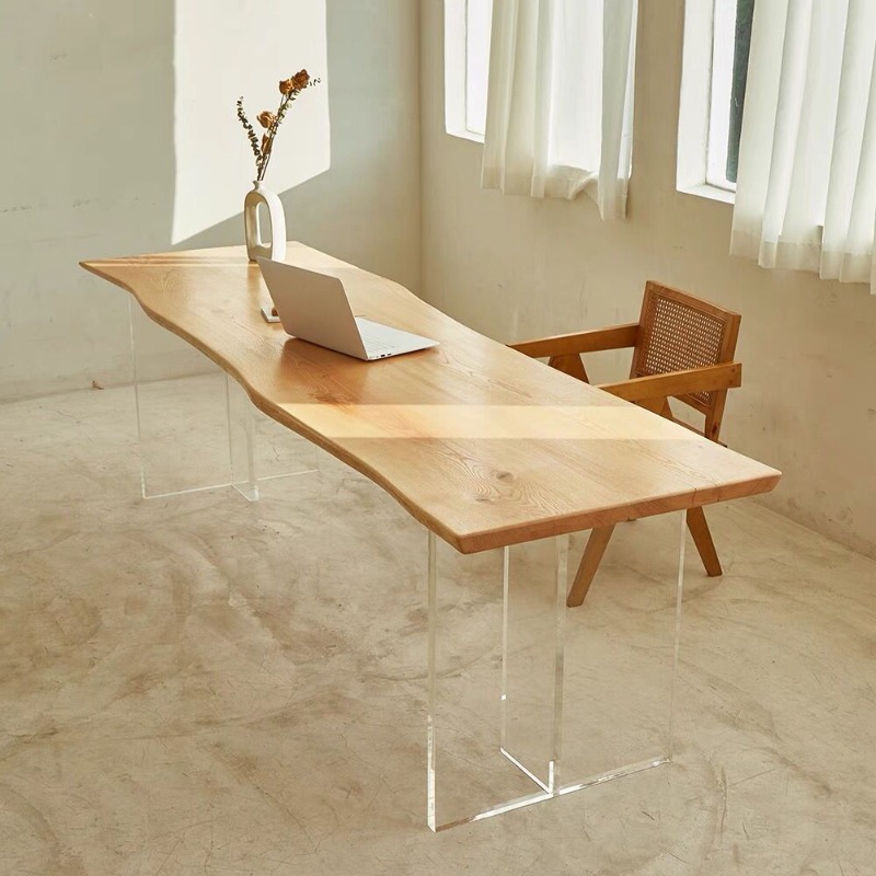 Nordic Solid Wood Acrylic Floa - Office Furniture 评论和价格