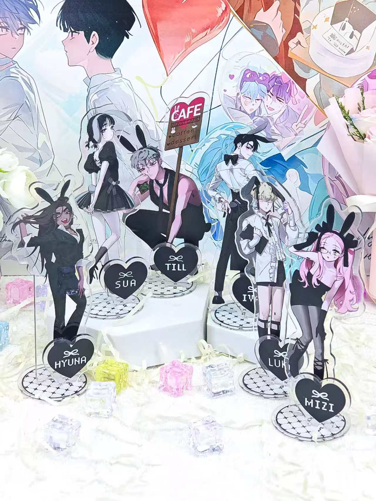 6pcs/1pcs Cute Bunny Boy & Gir - Desk Accessories 评论和价格