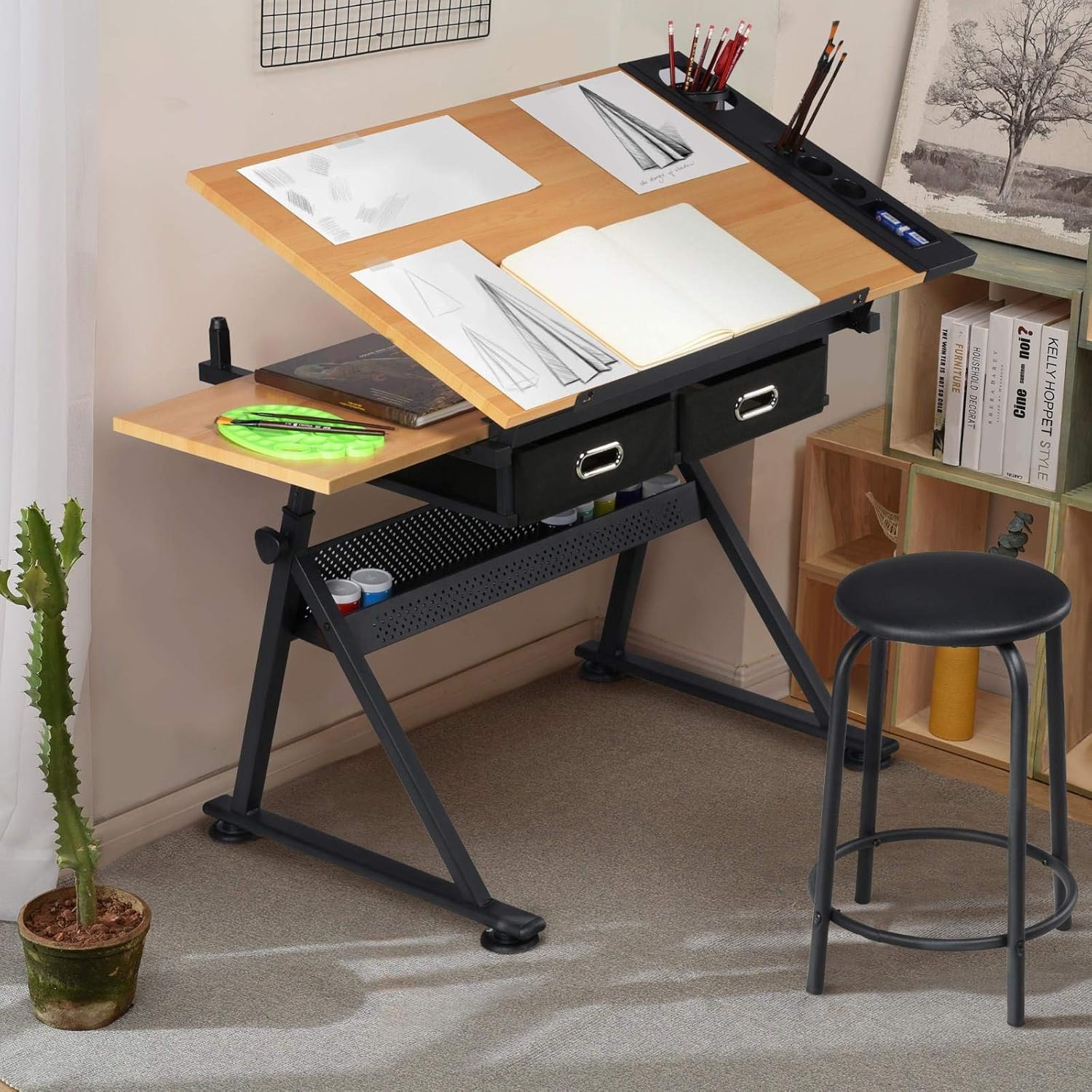Adjustable Drafting Table Art  - Office Furniture 评论和价格