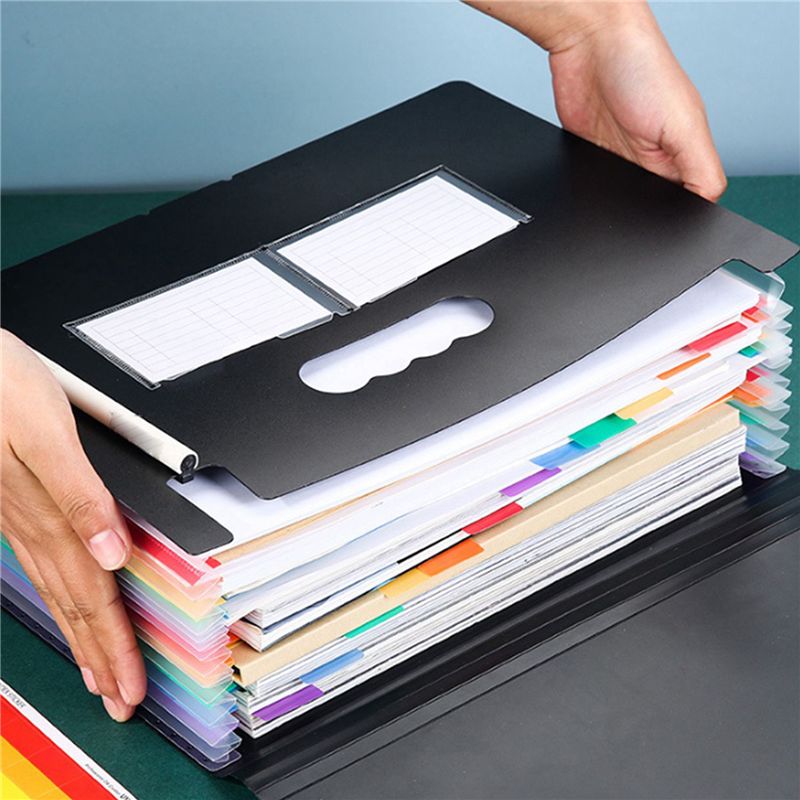Superior-3X 13 Pockets Expandi - Expandable Accordion File Folder 13 Pockets 评论和价格