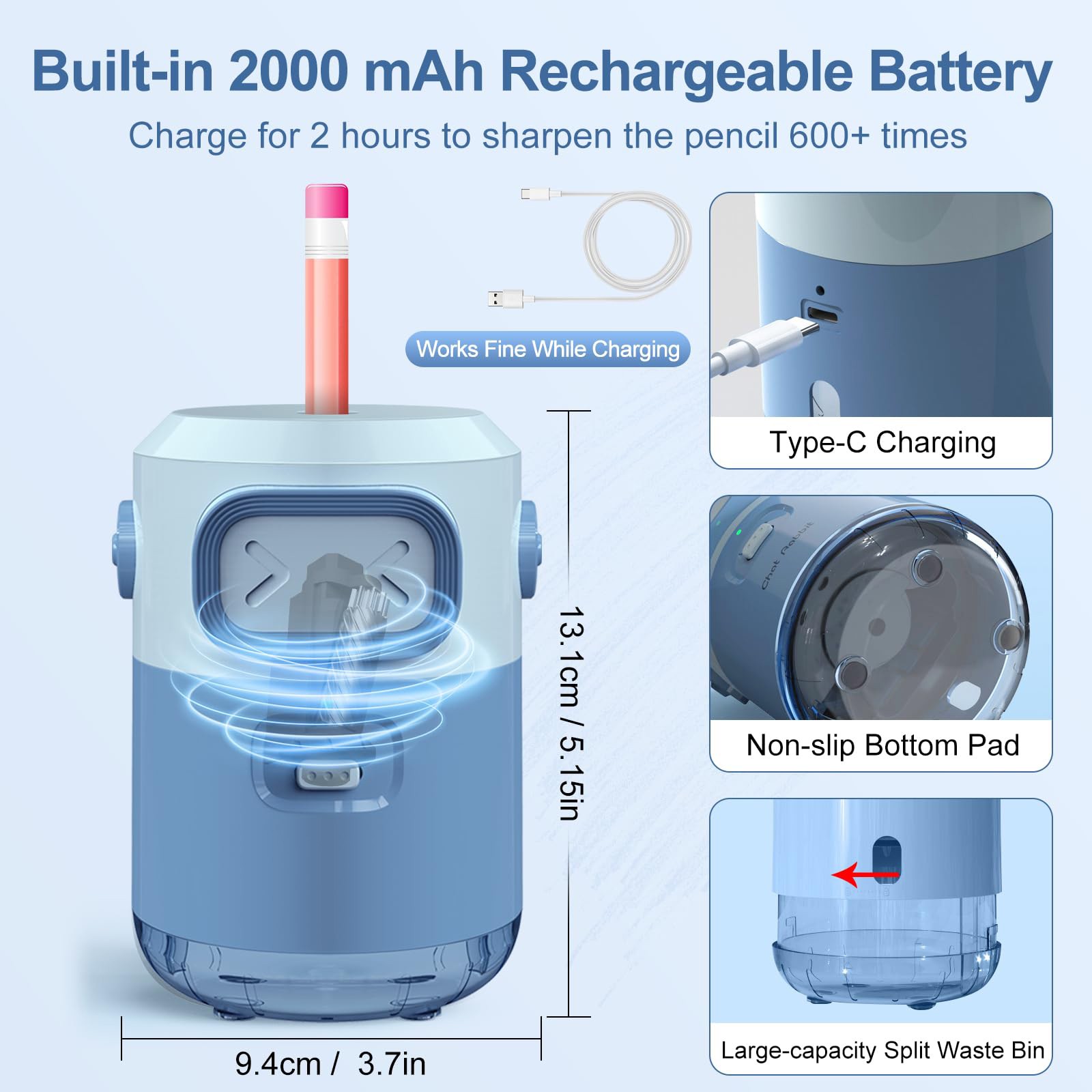 Fully Auto Electric Pencil Sha - Electric Pencil Sharpener Usb 评论和价格