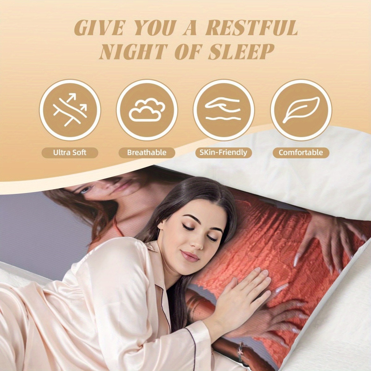 1 Custom Photo Body Pillowcase - School Supplies 评论和价格